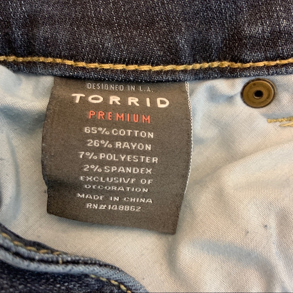Torrid High Rise Jegging Skinny Jeans Size 20 Tall - Picture 9 of 9